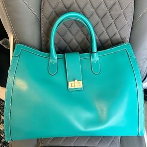 NWT large satchel tote bag with short and long straps
